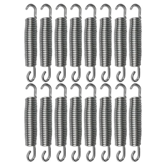 Pyle - PRTSLTRA10SPRING , Parts , Set of 16 Trampoline Springs (for SereneLife Models: SLTRA10BL, SLTRA10PNK, SLTRA12BL, SLTRA8BL)