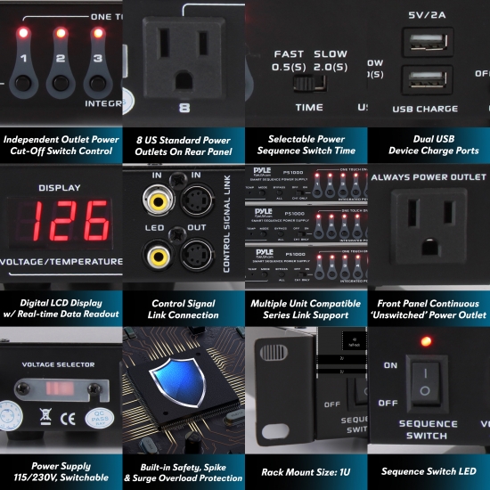 pro audio overload recptacles