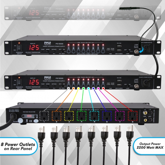 pro audio overload recptacles