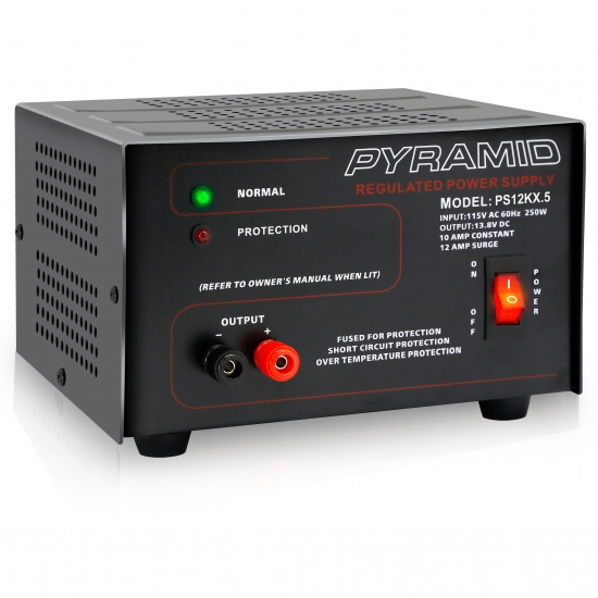 Pyle - PS12KX , Home and Office , Power Supply - Power Converters , Bench Power Supply, AC-to-DC Power Converter (10 Amp)