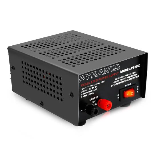 Pyle - PS7KX , Home and Office , Power Supply - Power Converters , Bench Power Supply, AC-to-DC Power Converter (5 Amp)