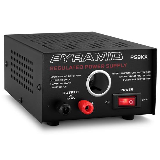 Pyle - PS9KX , Home and Office , Power Supply - Power Converters , Bench Power Supply - AC-to-DC Power Converter (5 Amp)