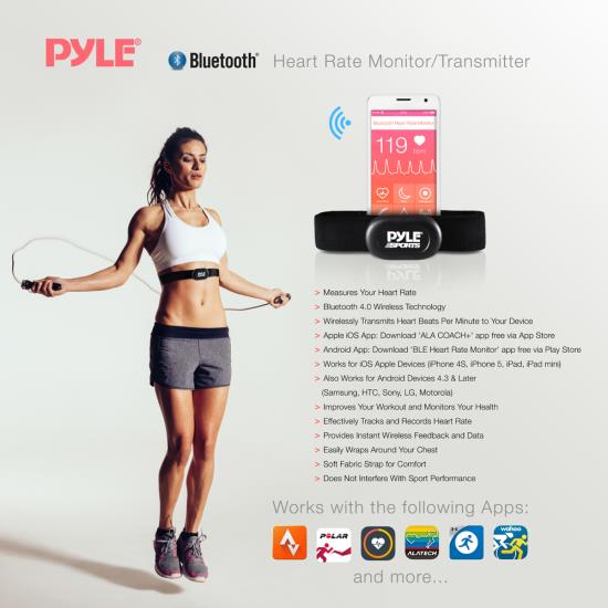 Pyle PSBTHR60 Health and Fitness Sports Training Sensors Sports