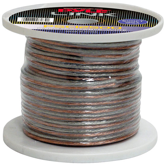 Pyle - PSC12500 , Home and Office , Cables - Wires - Adapters , Sound and Recording , Cables - Wires - Adapters , 12 Gauge 500 ft. Spool of High Quality Speaker Zip Wire