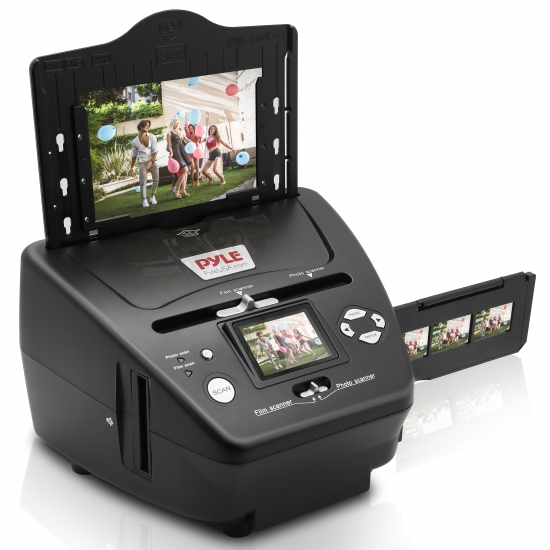 Pyle - pscnpho53 , Home and Office , Cameras - Videocameras , Gadgets and Handheld , Cameras - Videocameras , 3-in-1 Photo, Slide and Film Scanner - Digital Media Digitizer Copier for Pictures, Negatives & Slides