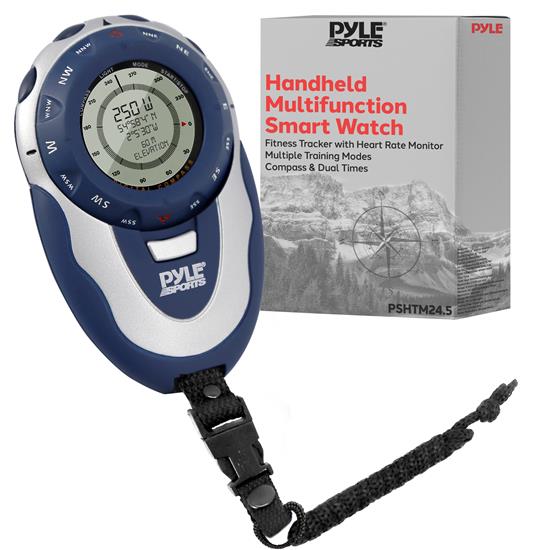 Pyle - PSHTM24.5 , Sports and Outdoors , Watches , Gadgets and Handheld , Watches , Handheld Track Watch W/ Digital Compass, 42 Laps Chronograph Memory, Pacer