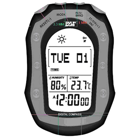 Pyle PSHWM22BK Sports and Outdoors MultiFunction Handheld