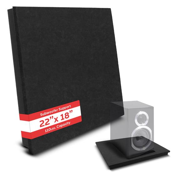 Pyle - PSI12.5 , Sound and Recording , Sound Isolation - Dampening , Pro Audio PA Speaker Platform Pad - Sound Isolation Absorbing Stage Speaker Platform Base (22.5’’ x 17.8’’ -inches)