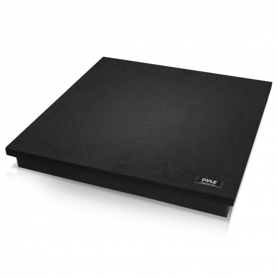 Pyle - PSI15 , Sound and Recording , Sound Isolation - Dampening , Pro Audio PA Speaker Platform Pad - Sound Isolation Absorbing Stage Speaker Platform Base (15.0’’ x 15.0’’ -inches)