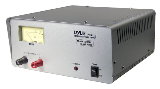 Pyle - PSL212X , On the Road , Power Supply - Power Converters , 18 Amp Linear Power Supply AC/DC