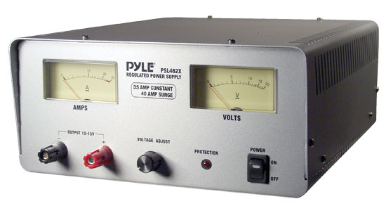 Pyle - PSL462X , Home and Office , Power Supply - Power Converters , On the Road , Power Supply - Power Converters , 35 Amp Linear Power Supply AC/DC With Fan Control