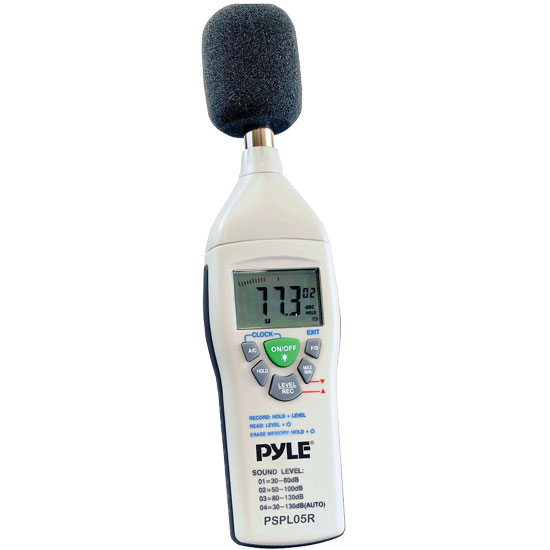 Pyle - pspl05r , Tools and Meters , Audio - Sound , Digital Sound Level Meter With recording Function