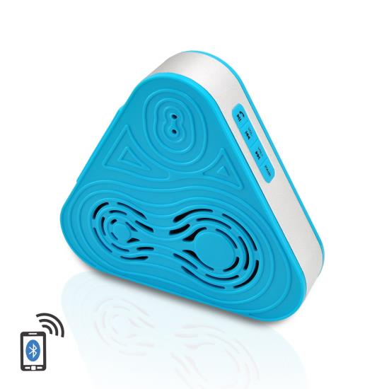 Pyle - PSRB8BL , Sports and Outdoors , Portable Speakers - Boom Boxes , Tri-Way Clear Sound Bluetooth Wireless Waterproof Shower Speaker & Hands Free Speaker-phone W/ AUX IN (Blue Color)