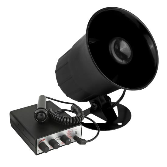 Pyle - UPSRNTK28 , On the Road , Alarm - Security Systems , Siren Horn Speaker System with Handheld PA Microphone