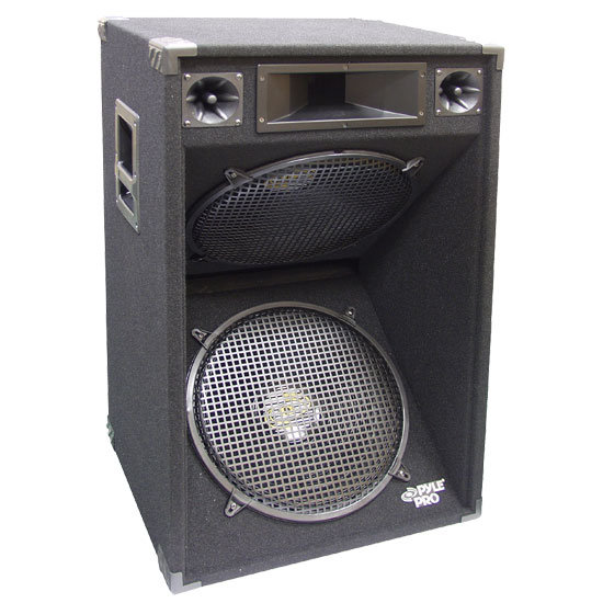 Pyle - PSS1842 , Disc , Dual 18'' Five-Way Scoop Stage Speaker Cabinet