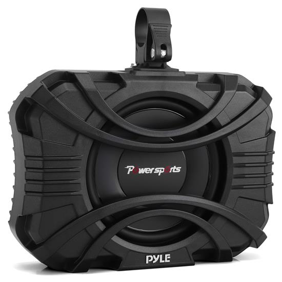 Pyle - PSSUB101.5 , On the Road , Vehicle Subwoofers , 10" Shallow Subwoofer System with 400 Watts Marine & Powersports, Featuring Quick-Mount Design Specifically Engineered for UTVs and Boats