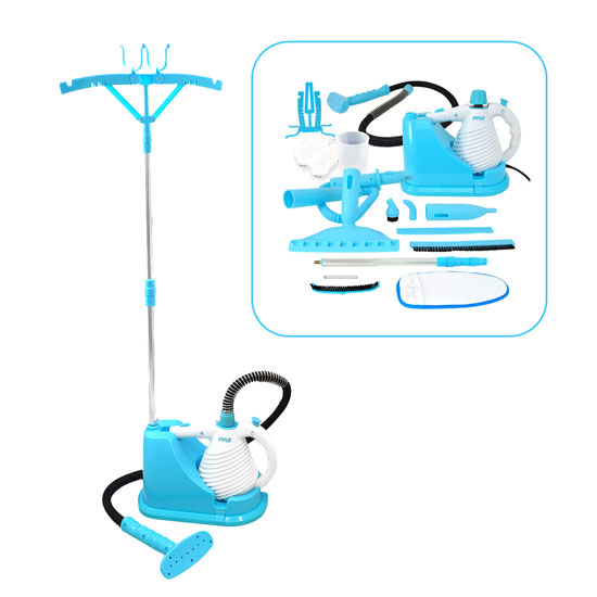 Pyle - PSTMH15 , Home and Office , Vacuums - Steam Cleaners , Pure Clean Steam Cleaner and Handheld Birdie, Multi-Purpose & Multi-Surface Disinfecting Deep Cleaning for Home, Clothing, Floors, Carpets & Vehicles