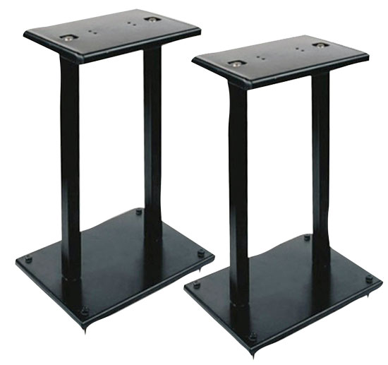 Pyle - PSTND13 , Musical Instruments , Mounts - Stands - Holders , Sound and Recording , Mounts - Stands - Holders , One Pair of Heavy Duty Steel Double Support Bookshelf Speaker Stand