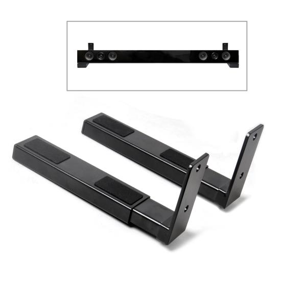 Pyle - PSTNDW17 , Musical Instruments , Mounts - Stands - Holders , Sound and Recording , Mounts - Stands - Holders , Universal Wall Mount Sound Bar Speaker Brackets, Center Channel Speaker Hanging Mounts