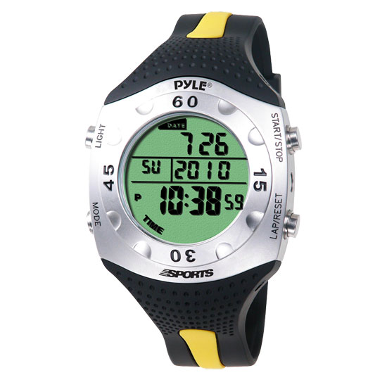 Pyle - PSWDV60Y , Sports and Outdoors , Watches , Gadgets and Handheld , Watches , Advanced Dive Meter With Water Depth, Temperature, Dive Log, Auto EL Backlight