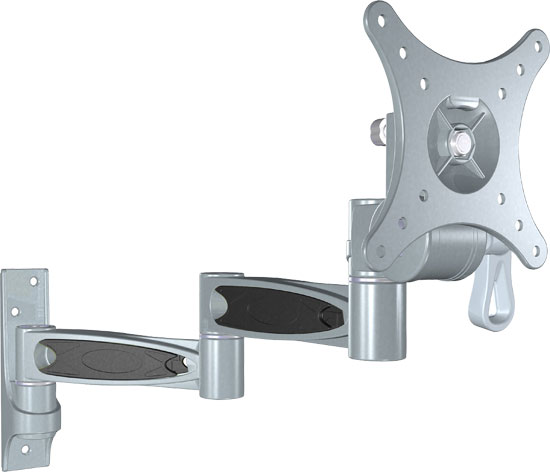 Pyle - PSWLB371 , Musical Instruments , Mounts - Stands - Holders , Sound and Recording , Mounts - Stands - Holders , 10-24'' Universal Triple Arm Swivel/Articulating  LCD TV Wall  Mount