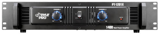 Pyle - pt1201x , Sound and Recording , Amplifiers - Receivers , 1400 Watt Professional DJ Power Amplifier