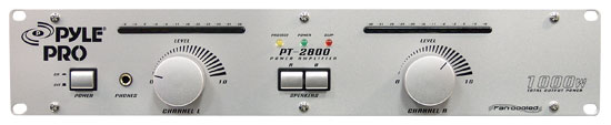 Pyle - PT2800 , Sound and Recording , Amplifiers - Receivers , 19'' Rack Mount 1000 Watt Power Amplifier