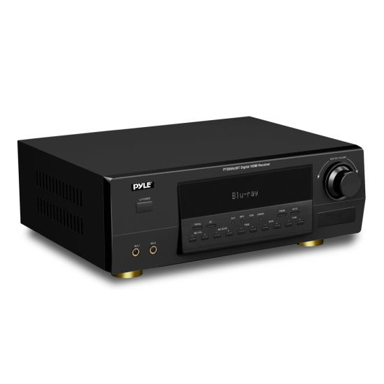 Pyle - PT595AUBT , Sound and Recording , Amplifiers - Receivers , Bluetooth 5.1 Channel Amplifier Receiver Digital Home Theater Stereo System, 4K Ultra HD & 3D Pass-Through (350 Watt MAX)