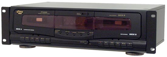 Pyle - PT669D , Home and Office , Portable Speakers - Boom Boxes , Dual Auto-Reverse Cassette Deck