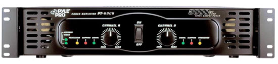Pyle - PT6800 , Sound and Recording , Amplifiers - Receivers , 3000 Watt x 2 Bridgeable Power  Amplifier