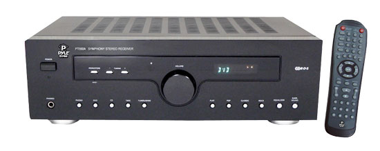 Pyle - PT680A , Home and Office , Digital Tuners - Speaker Selectors , 400 Watts 2 CH AM/FM Multi Source Receiver Amplifier