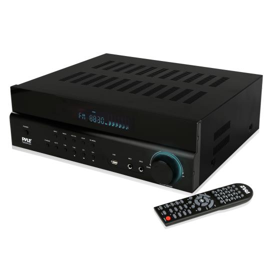 Pyle - PT684BT , Sound and Recording , Amplifiers - Receivers , Bluetooth Home Theater Amplifier Receiver, 5.1 Channel Hi-Fi System, AM/FM Radio, MP3/USB Reader