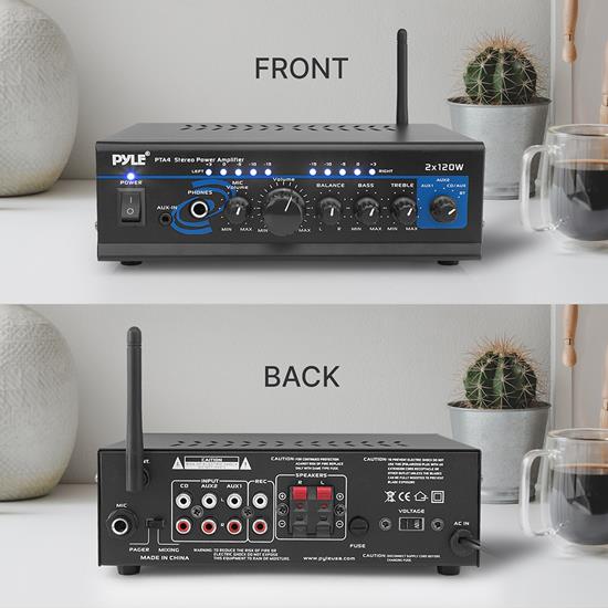 Pyle PTA4 Sound and Recording Amplifiers Receivers