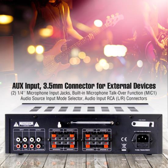 Pyle - PTA42BT - Home and Office - Amplifiers - Receivers - Sound and