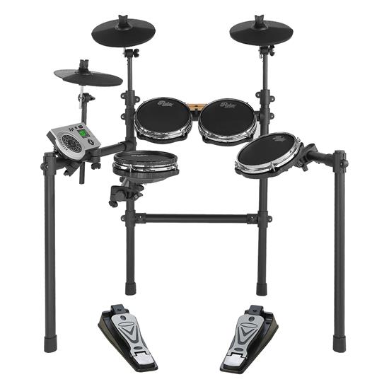 Pyle - PTEDK86 , Musical Instruments , Drums , Pyle Electronic Drum Set - Portable Compact Drum Kit w/Drumming Machine for beginners, Touch Sensitive Drum Pads, MIDI Computer Connection, Quick Setup Roll-Up Design (Mac & PC Compatible) - PTEDK86