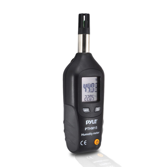Pyle - PTHM15 , Tools and Meters , Temperature - Humidity - Moisture , Mini Temperature and Humidity Meter With Dew Point and Wet Bulb Temperature
