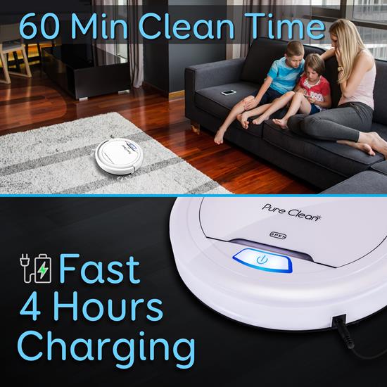Pure Clean PUCRC25 Home and Office Robot Vacuum Cleaners