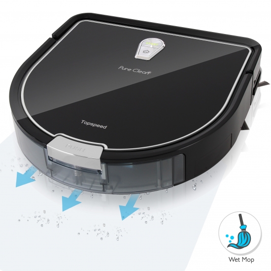 pure clean smart robot cleaning vacuum with remote control