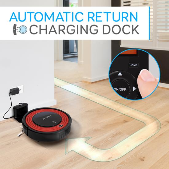 Pure Clean PUCRC95 Home and Office Robot Vacuum Cleaners