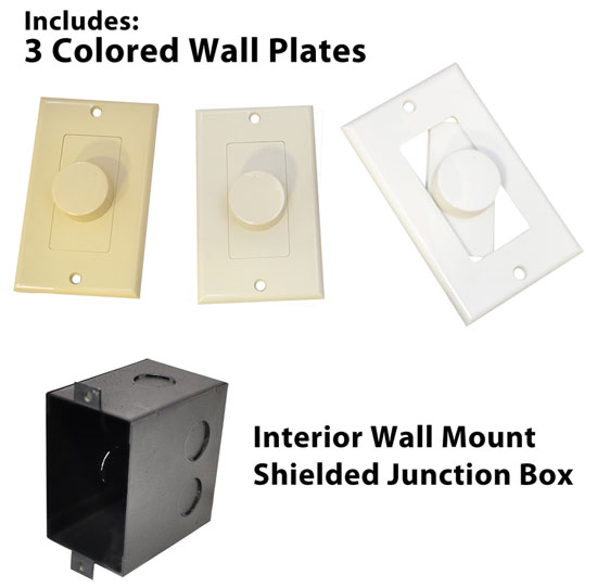Pyle UPVCKT5 Tools and Meters Wall Plates InWall Control