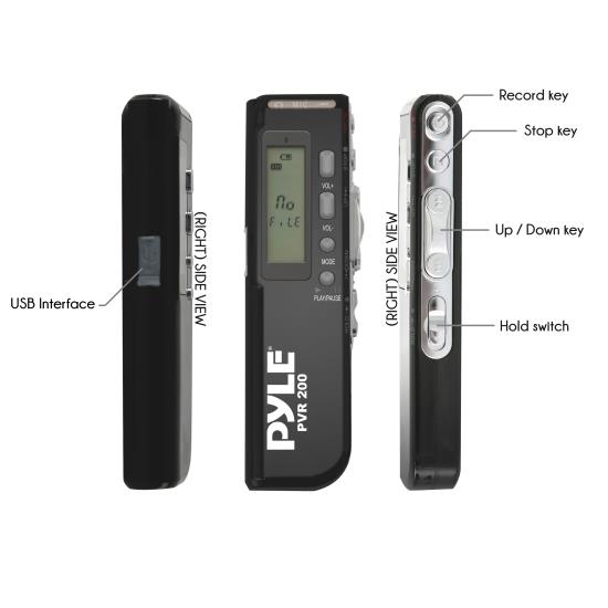 PyleHome PVR200 Home and Office Voice Recorders Gadgets and Handheld Voice Recorders