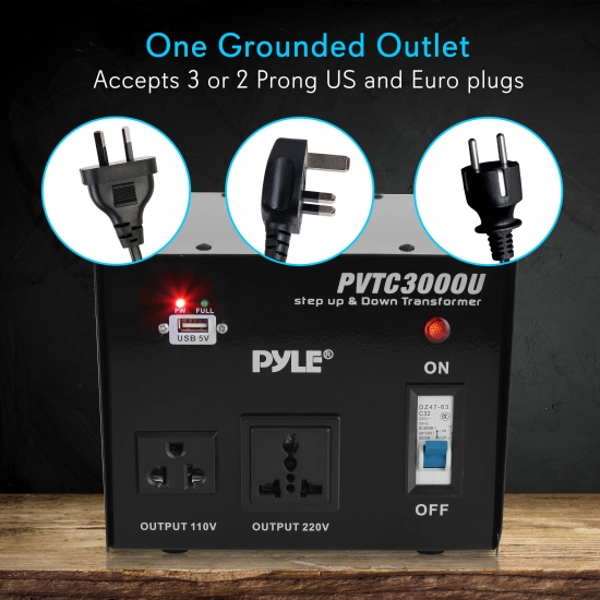 Pyle PVTC3000U Tools and Meters Power Supply Power Converters
