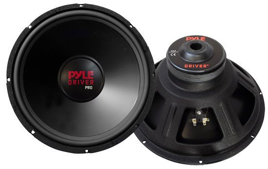 Pyle - PW158 , On the Road , Vehicle Subwoofers , 260 Watt American Made Pyle Driver Pro 15" 8 Ohm Subwoofer