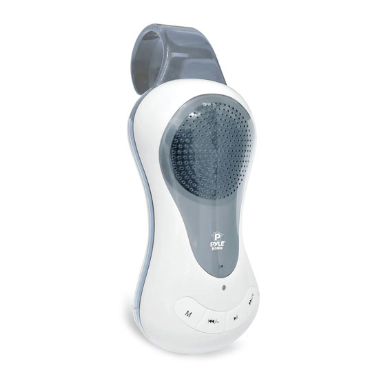 Pyle - PWPBT05GR , Sports and Outdoors , Portable Speakers - Boom Boxes , Gadgets and Handheld , Portable Speakers - Boom Boxes , Bluetooth Waterproof Shower Speaker & Hands Free Speaker-Phone with Built-in Microphone & FM Radio