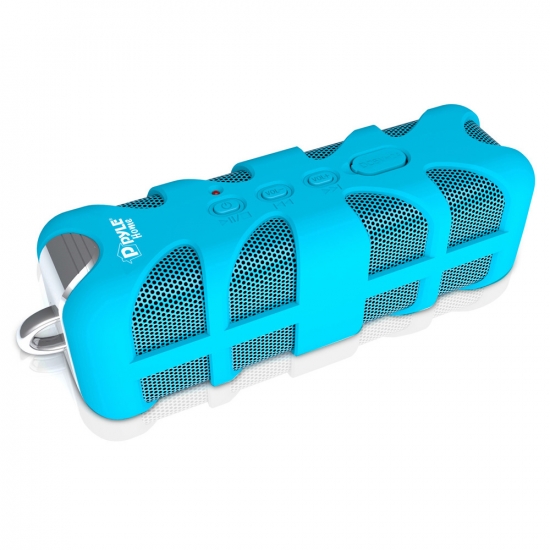 Pyle - PWPBTA70BL , Sports and Outdoors , Portable Speakers - Boom Boxes , Gadgets and Handheld , Portable Speakers - Boom Boxes , Sound Box Splash Rugged and Splash-Proof Bluetooth Marine Grade Portable Wireless Speaker (Blue)