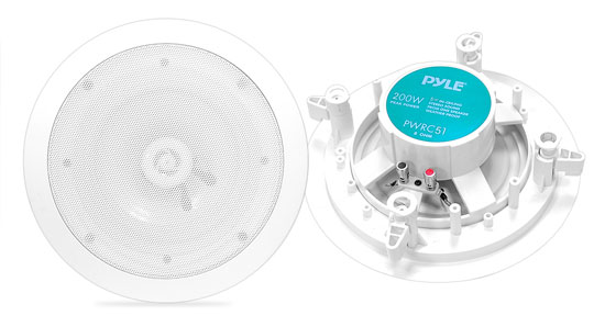 Pyle - PWRC51 , Home and Office , Home Speakers , Sound and Recording , Home Speakers , 5.25” Weather Proof 2-Way In-Ceiling / In-Wall Stereo Speakers