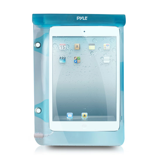 Pyle - PWSIC25 , Home and Office , Carrying Cases - Portability , Gadgets and Handheld , Carrying Cases - Portability , Universal Waterproof Pouch, Keeps Your Device Dry (Works with iPads, Tablets, iPhones, Androids, Smartphones, MP3 Players, etc.) with Headphone Jack