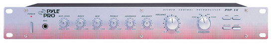 Pyle - PYP1 , Home and Office , Portable Speakers - Boom Boxes , 19'' Rack Mount Stereo Preamplifier