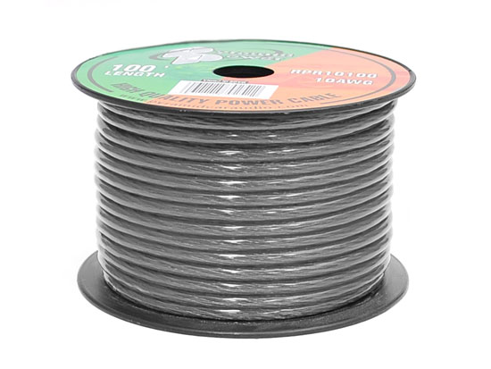 Pyle - RPB10100 , Sound and Recording , Cables - Wires - Adapters , 10 Gauge Black Ground Wire 100 ft. OFC