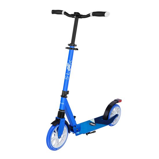 Pyle - SLADTBL , Sports and Outdoors , Kids Toy Scooters , Lightweight and Foldable Kick Scooter - Adjustable Scooter for Adults, Alloy Deck with High Impact Wheels (Blue)